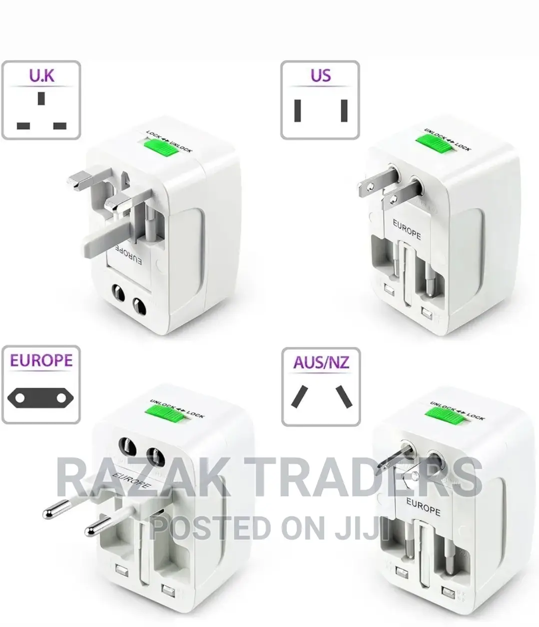 Universal All in One World Travel Adapter Surge Protector