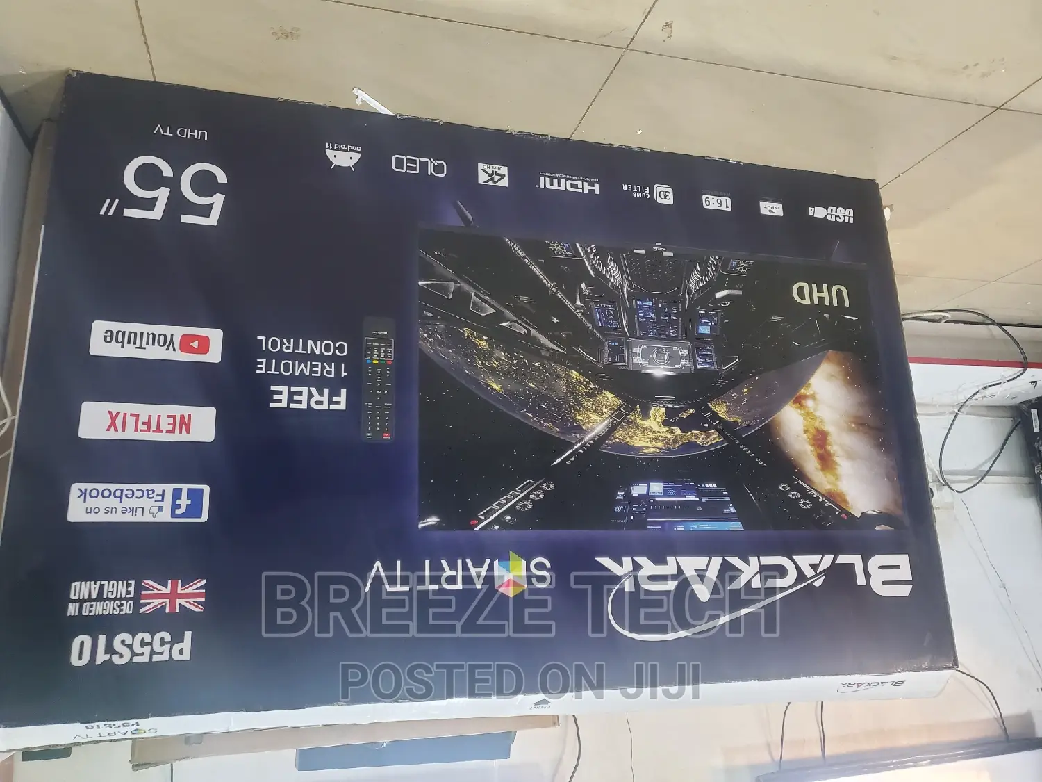 Blackark Tv 55"Inch Smart