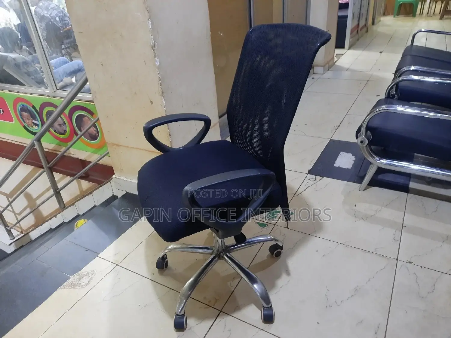 Second Hand Long Back Mesh Chair