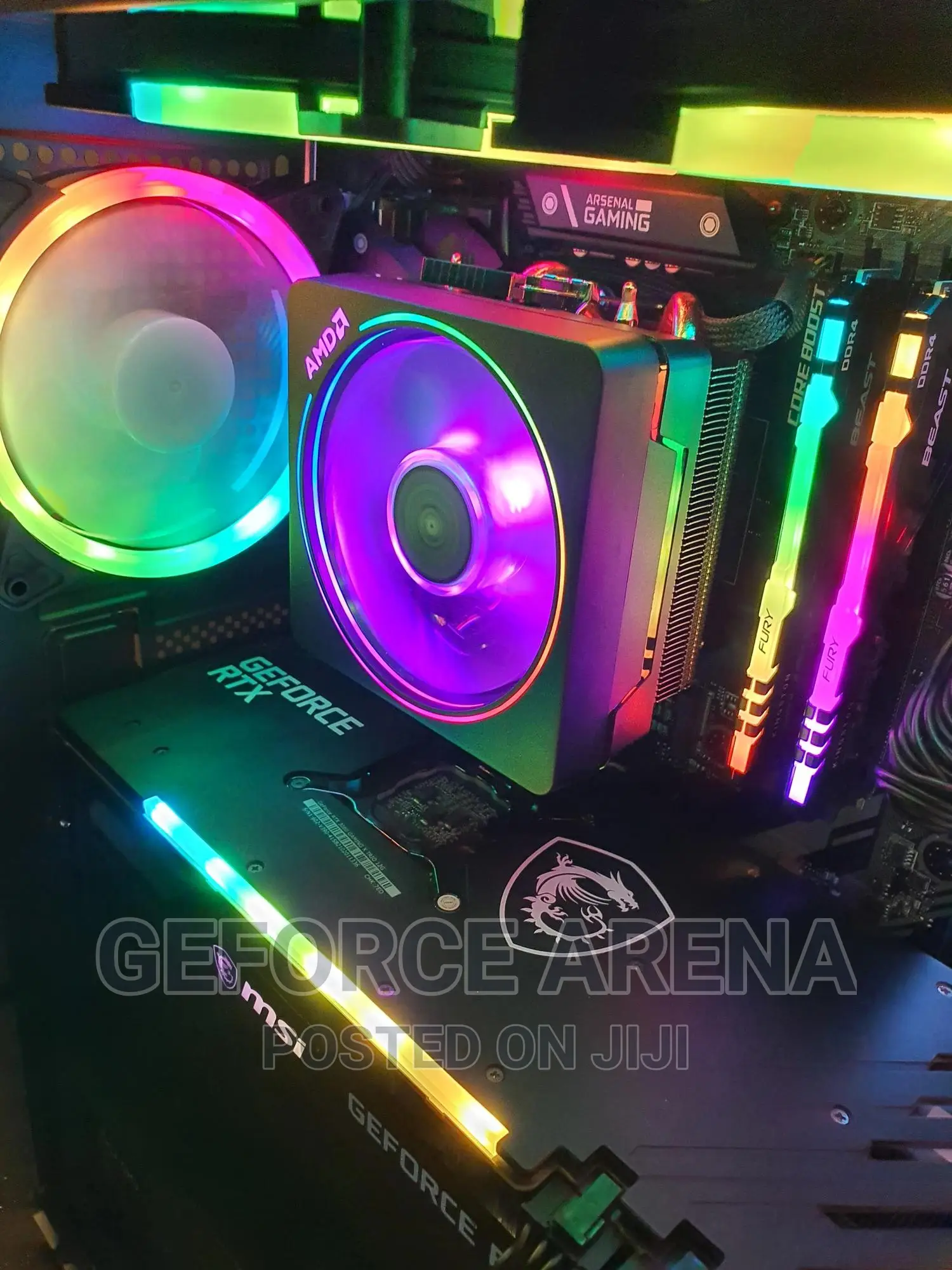 New Desktop Computer MSI Model 32GB AMD Ryzen 7 HDD+SSD 1T