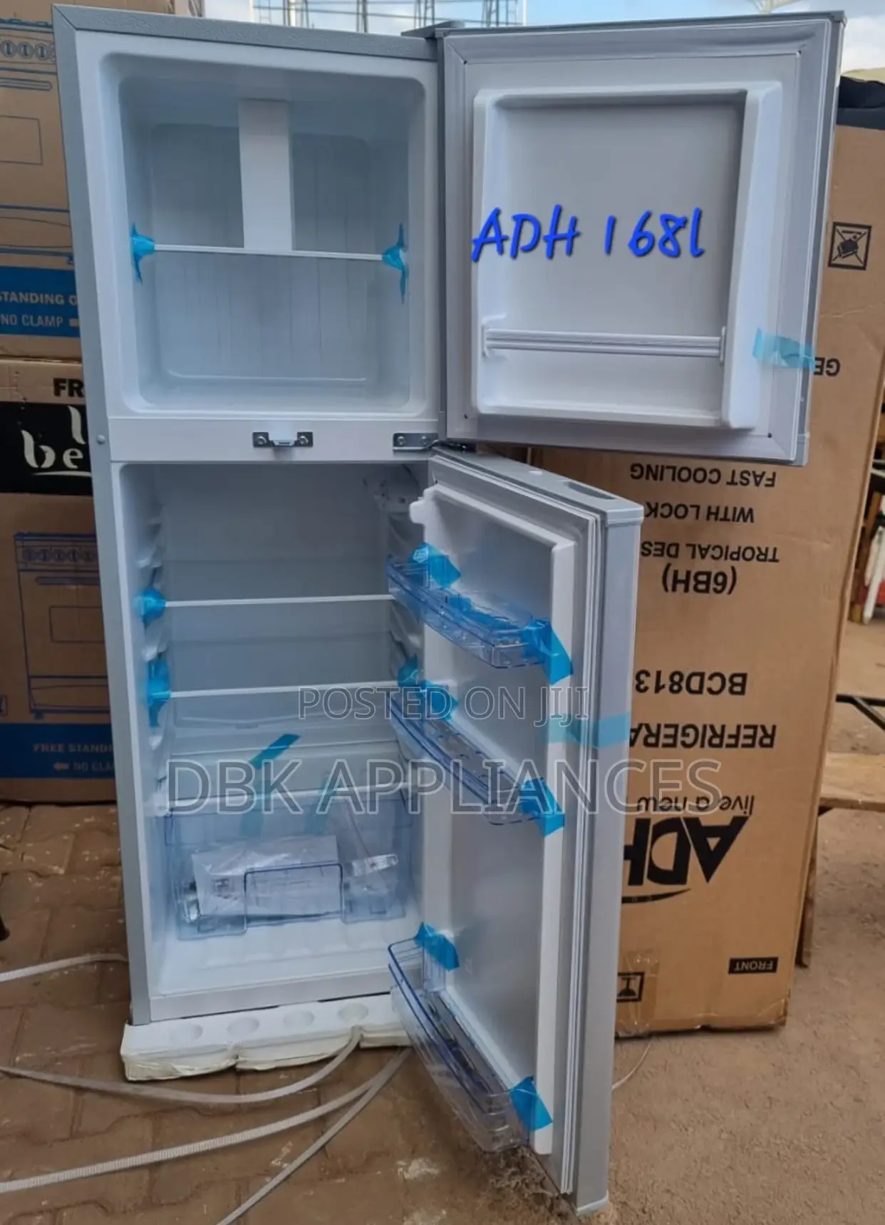 Adh 168l Double Door Refrigerator Original 2yrs Warranty