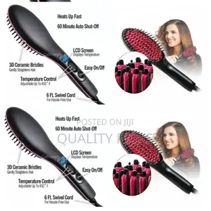 Electric Hair Straightener Brush