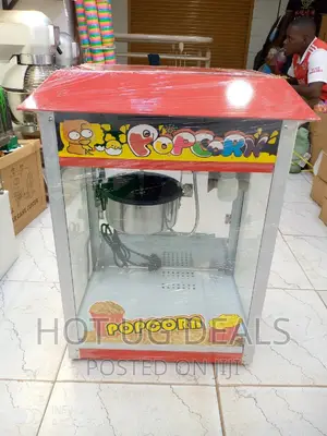 Commercial Electric Popcorn Maker Machine 1300w-multi-colour