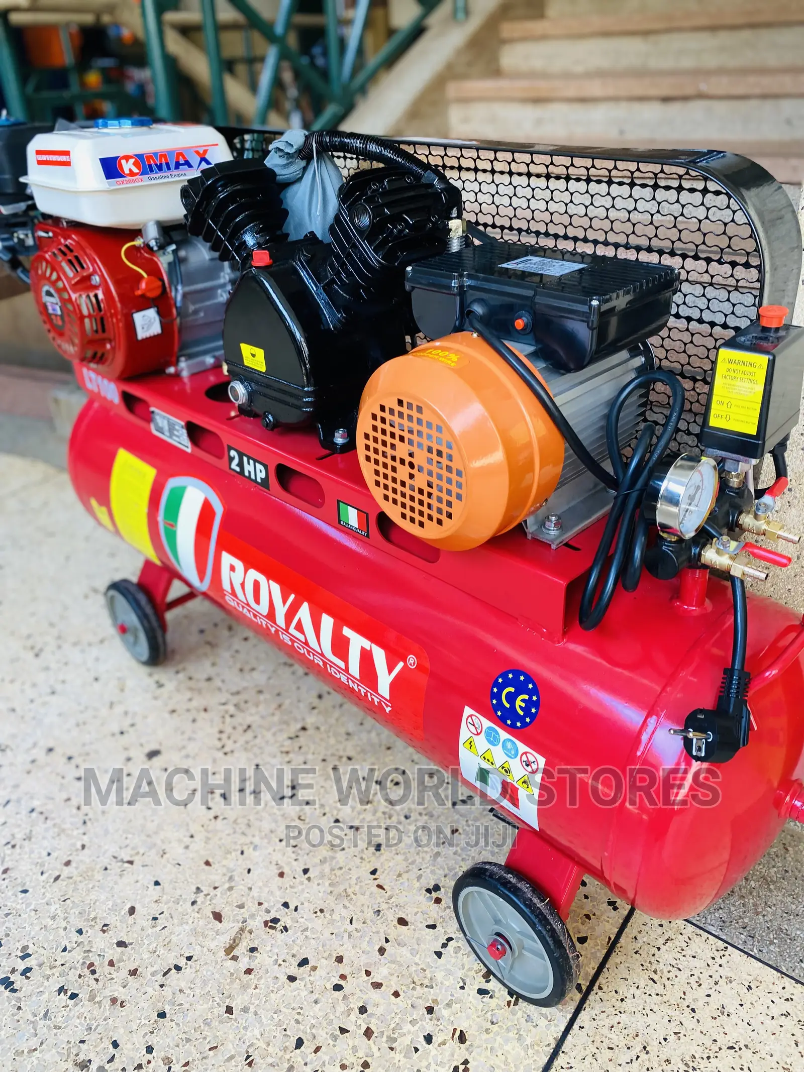Air Compressor 100trs Petrol and Electric