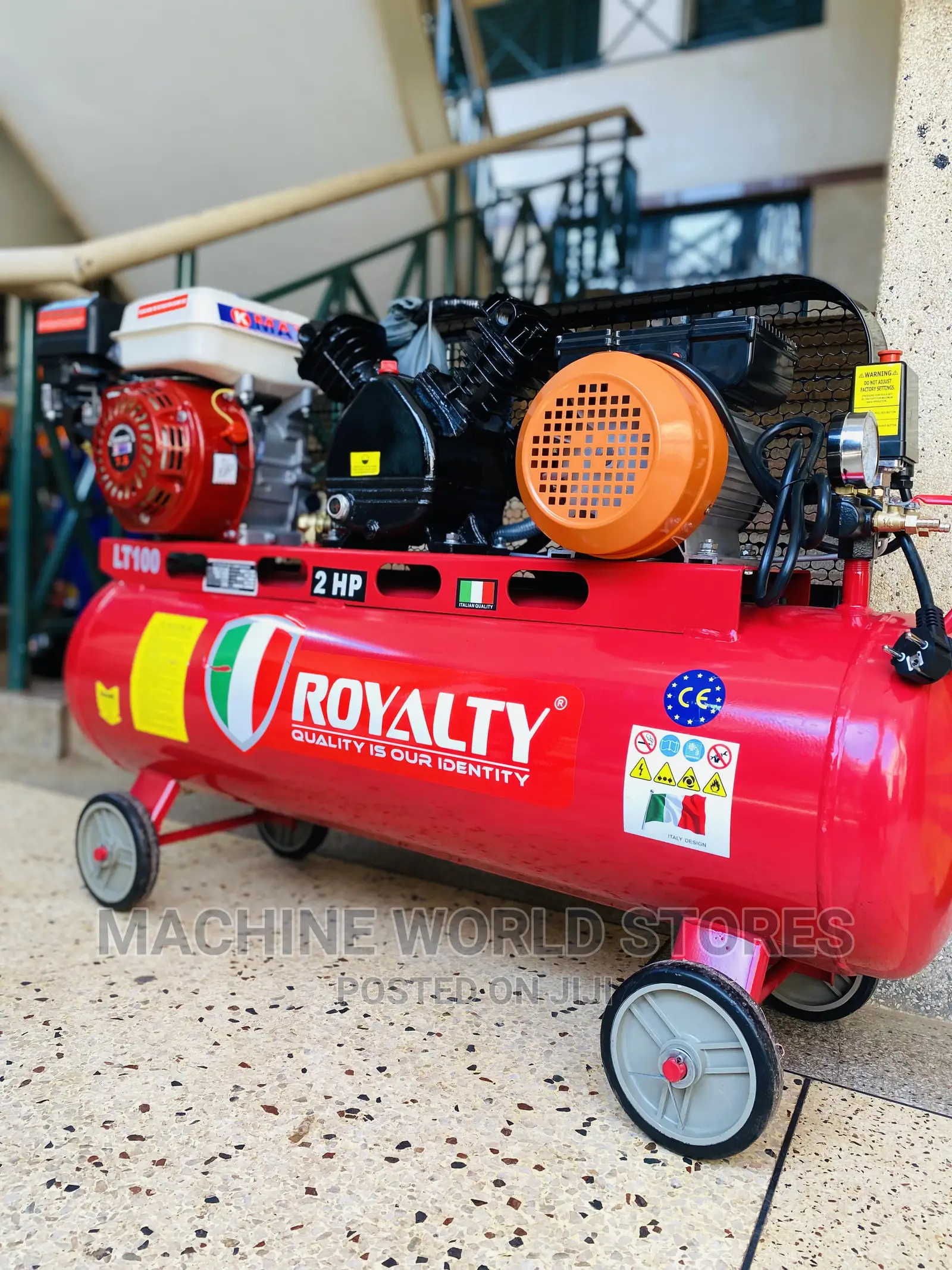 Air Compressor 100trs Petrol and Electric