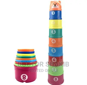 Educational Baby Toys Plastic Stacking Cup