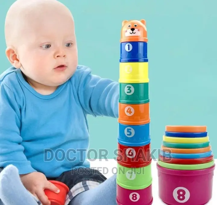 Educational Baby Toys Plastic Stacking Cup