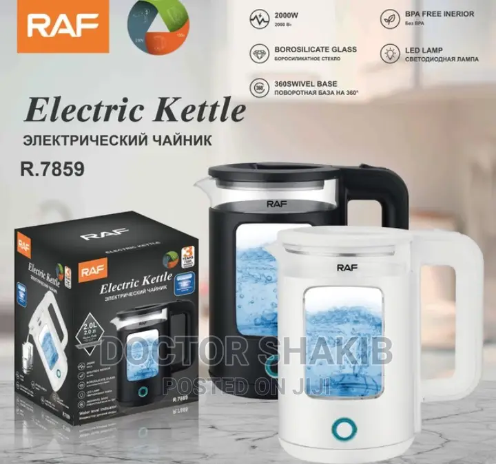 Led Illuminated Portable Electric Kettle