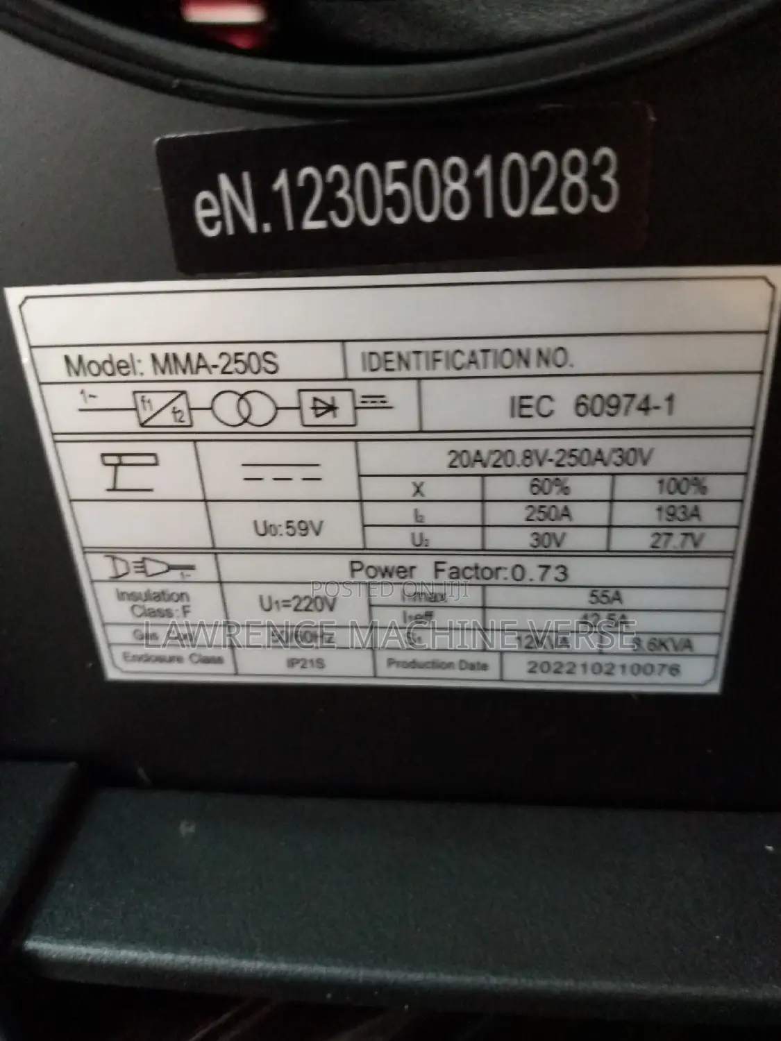 Welding Machine MMA 250