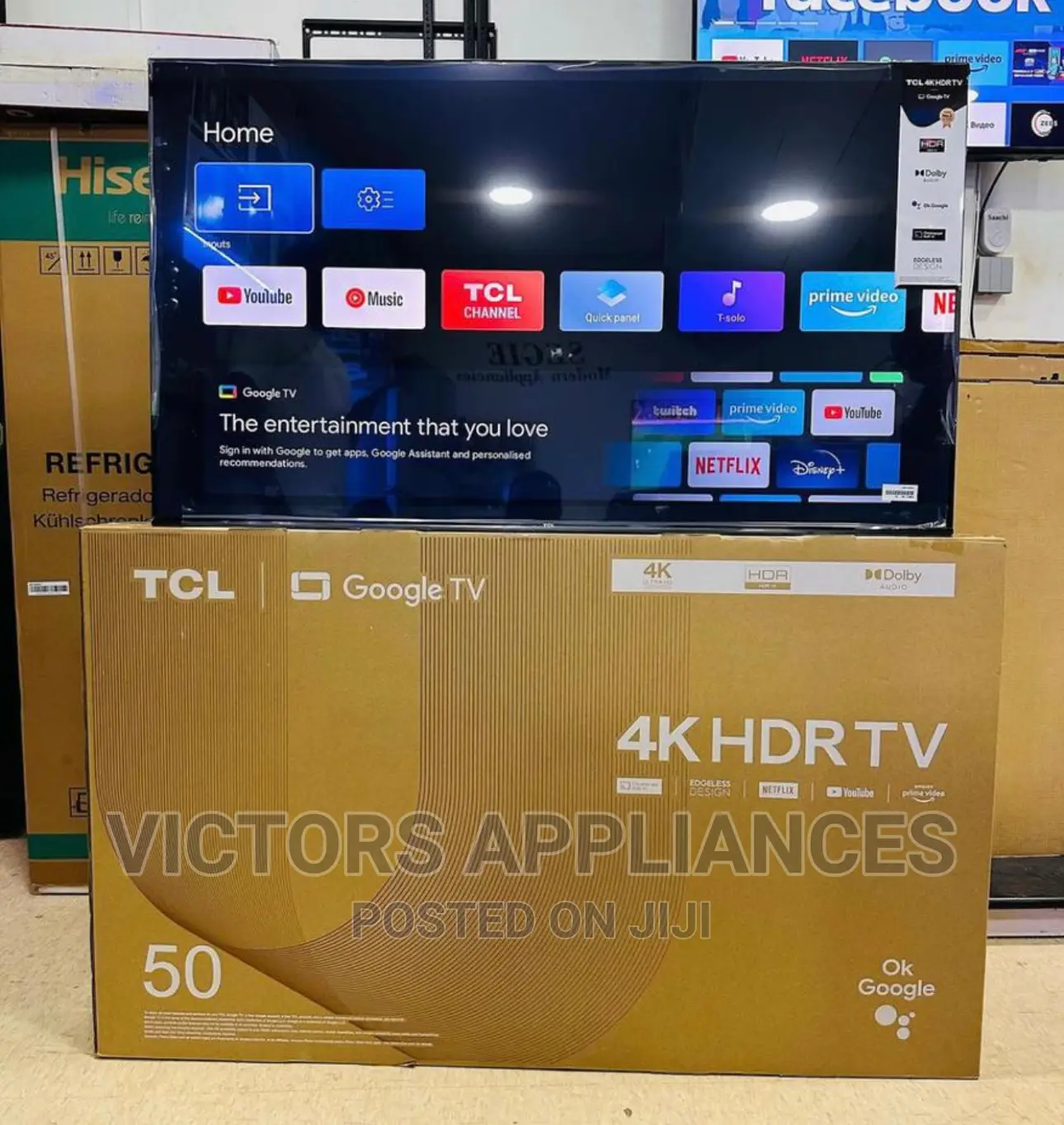TCL 50” Android Google Smart Tv
