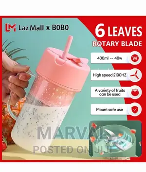 420ml Mini Rechargeable Vegetable Fruit Juicer