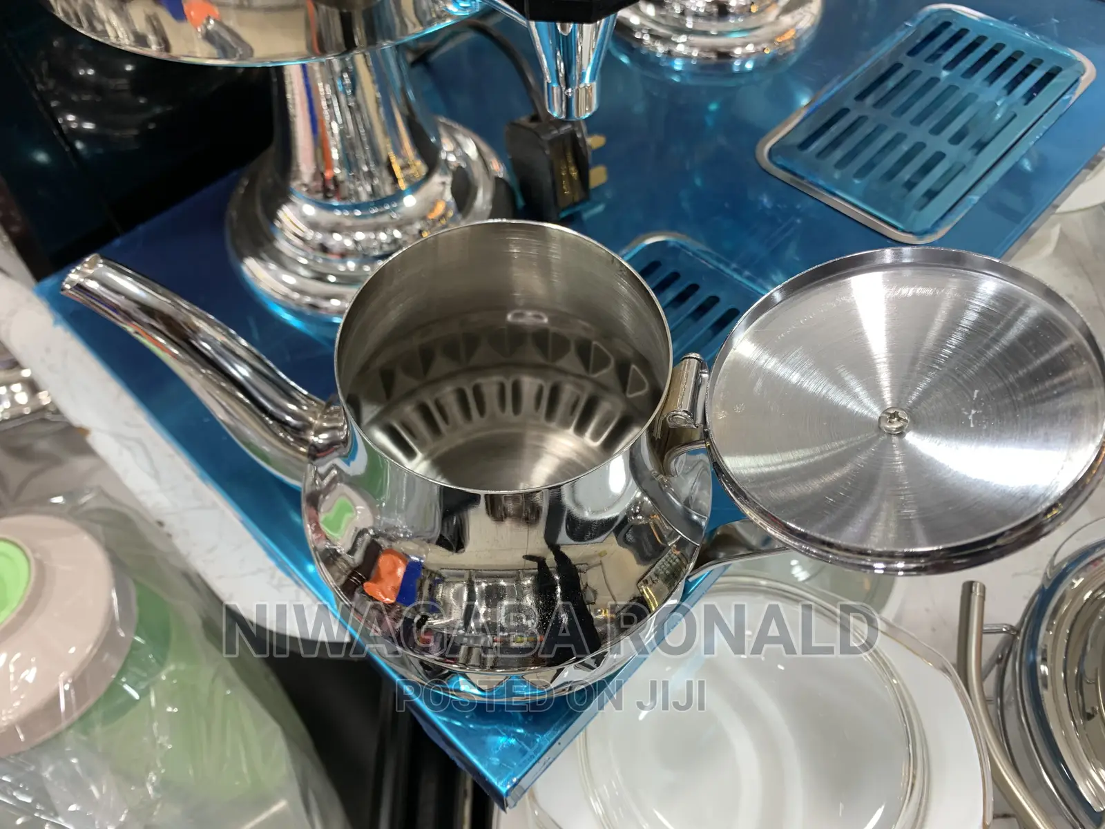 1.5L Stainless Steel Heavy Duty Tea Pot
