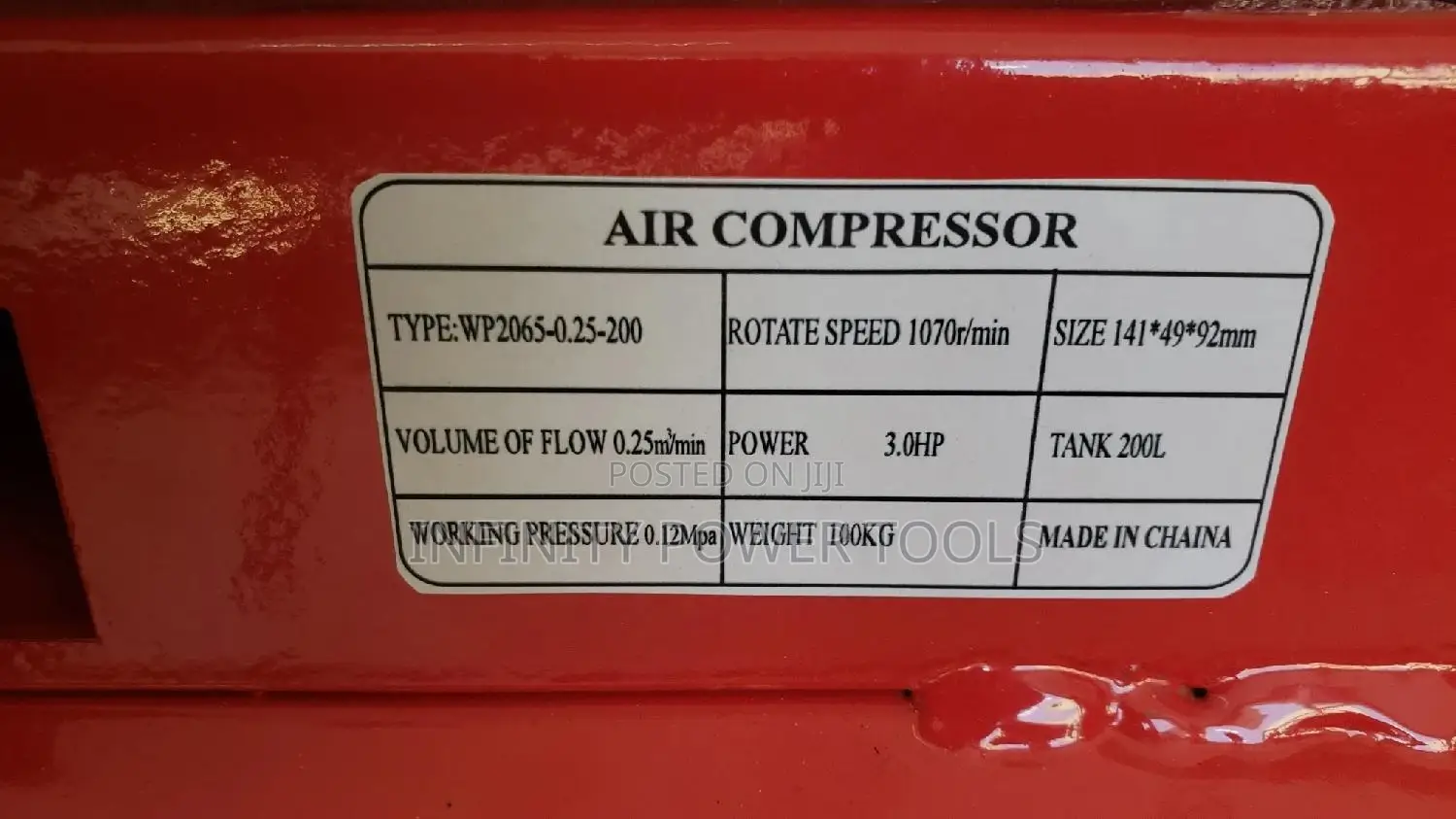Air Compressor (Diesel Engine) 200l
