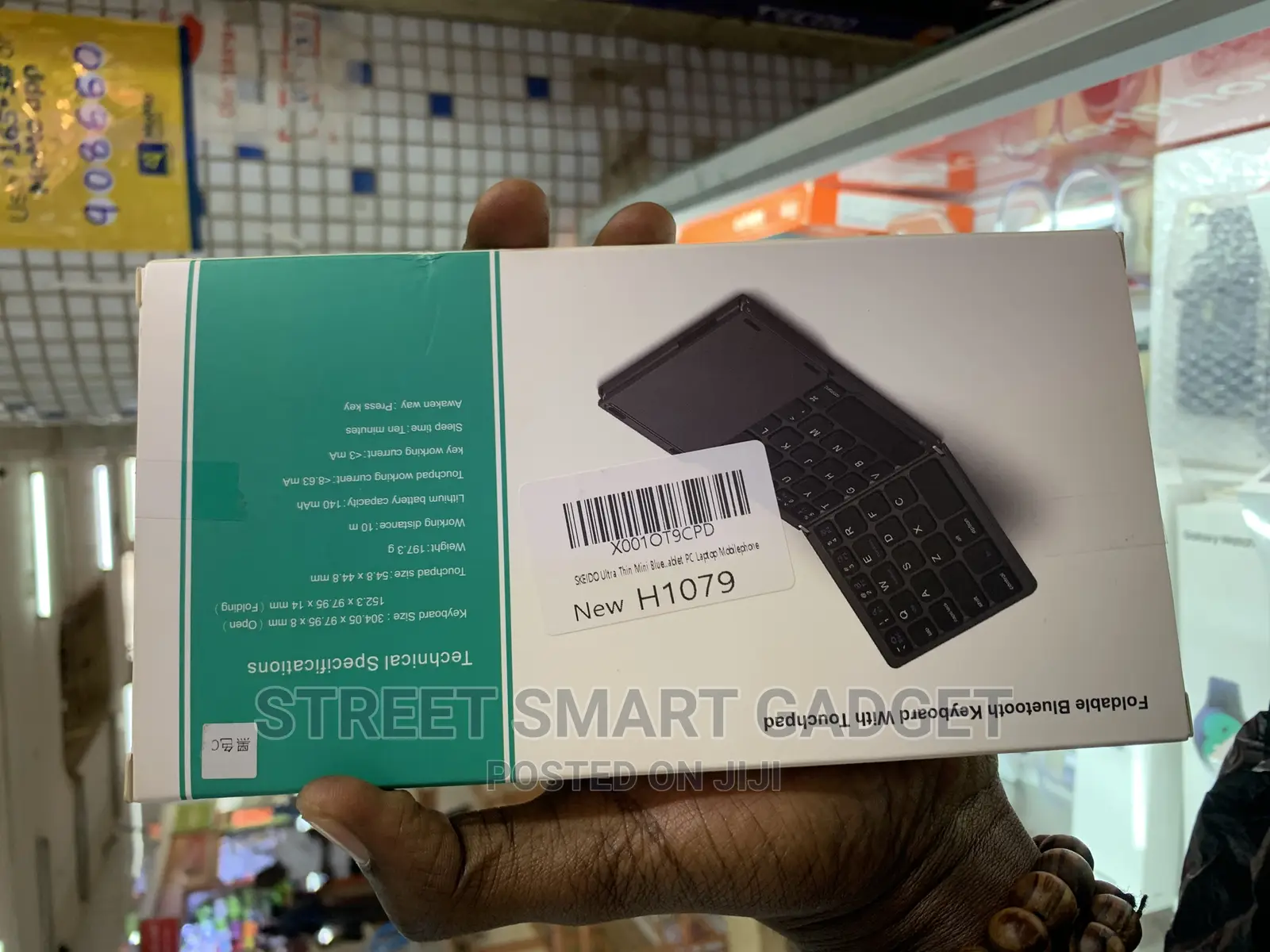 Foldable Bluetooth Keyboard Touch Pad