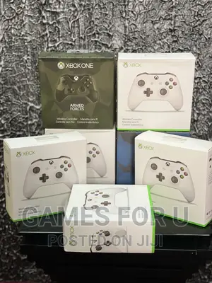 White And Coloured Xbox One Pads