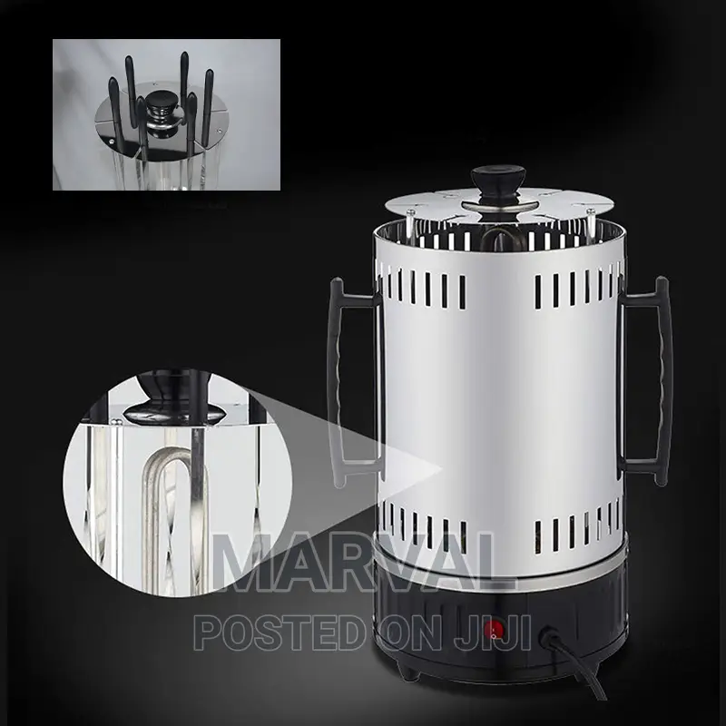 Automatic Rotating Barbecue Skewer Grill Kebab