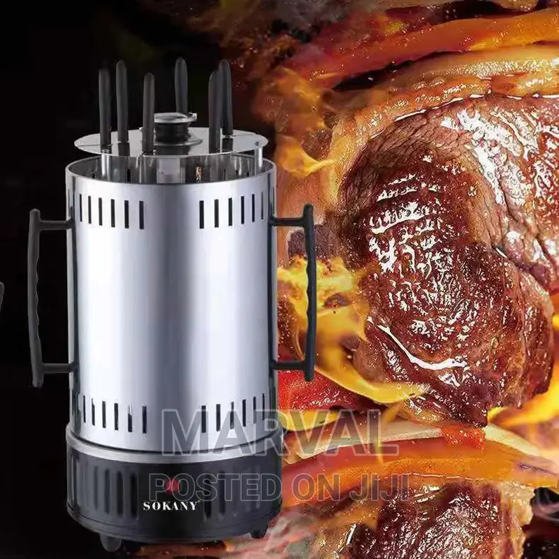 Automatic Rotating Barbecue Skewer Grill Kebab