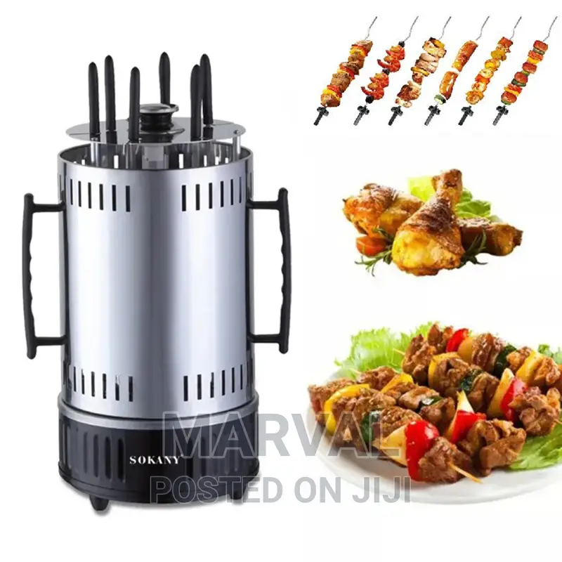 Automatic Rotating Barbecue Skewer Grill Kebab