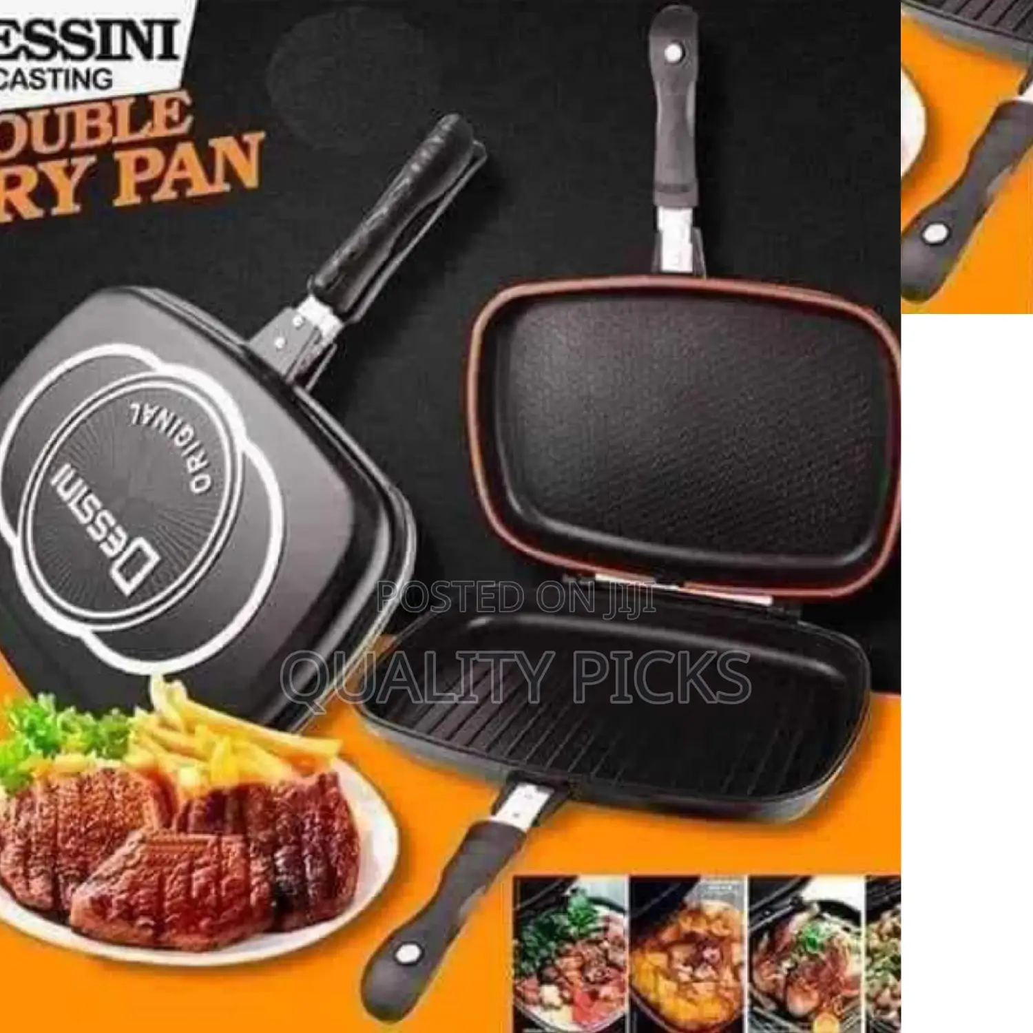 Double Sided BBQ Grill