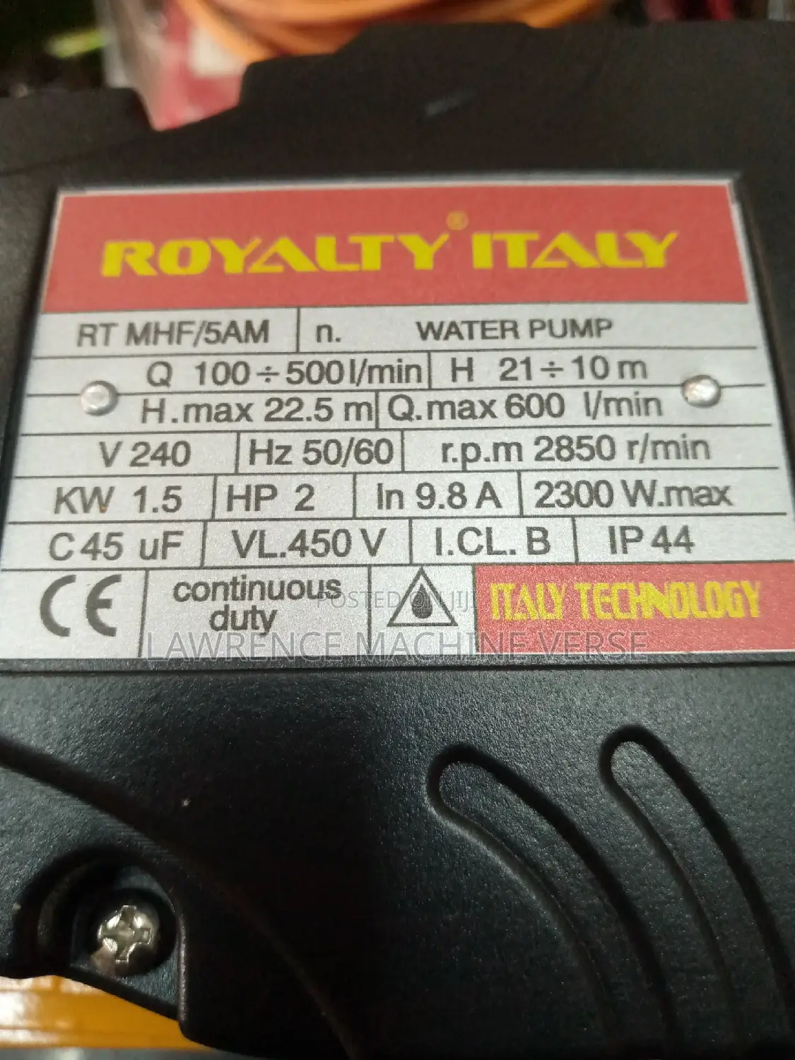 Surface Water Pump