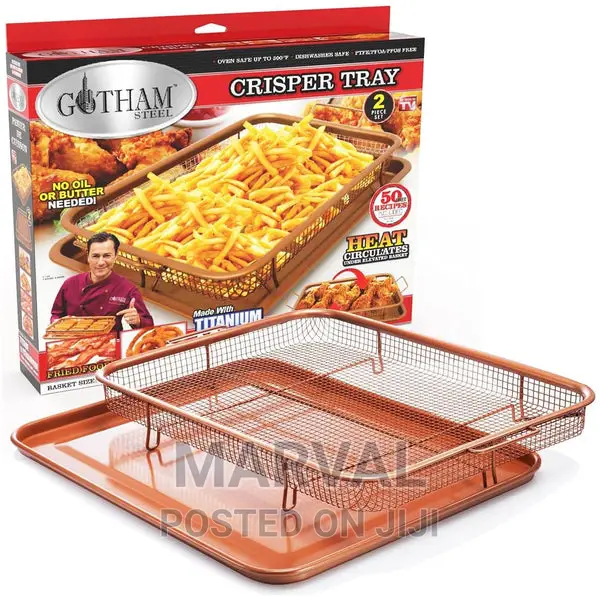 Gotham Steel Non-Stick Round Crisper Tray