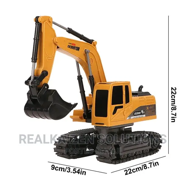Kid Remote Control Excavator Construction Engineering Truck