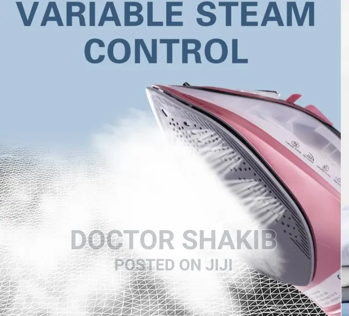 Electric Iron With Rechargeable Base