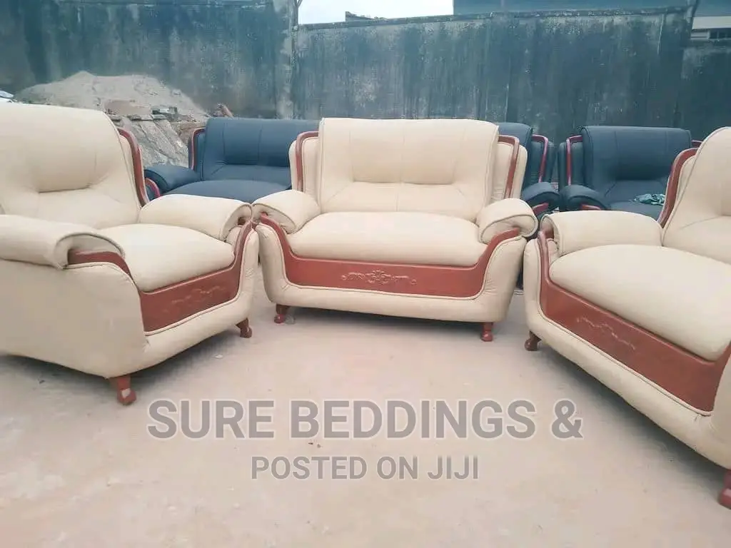 5 Seaters Leather Sofa