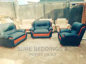 5 Seaters Leather Sofa