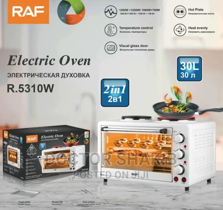 Raf 40L Electric Oven With Two Plates