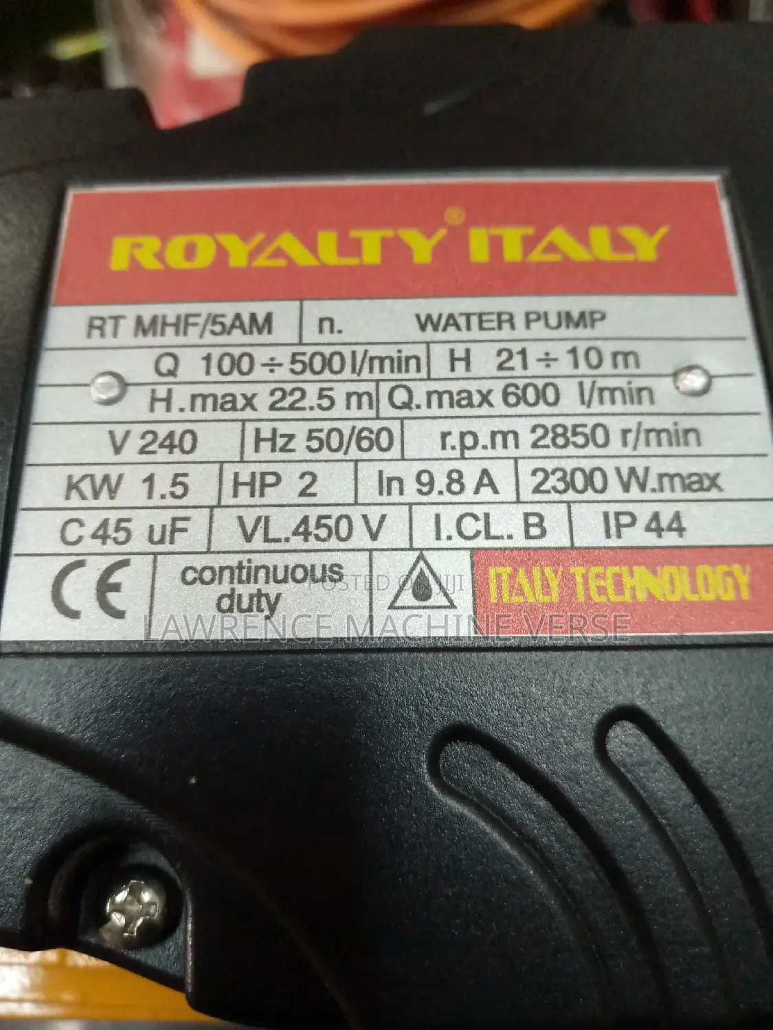 Electric Surface Water Pump 2"