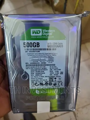 500gb Western Digital Hard Drive.