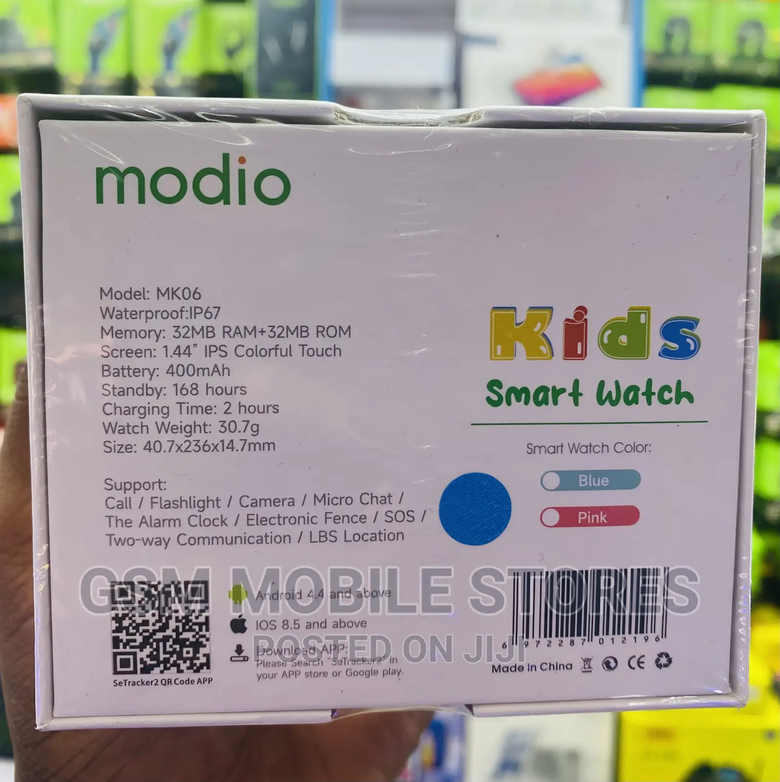 Modio Smart Calling, Track, 400mah, Kids Smart Watch