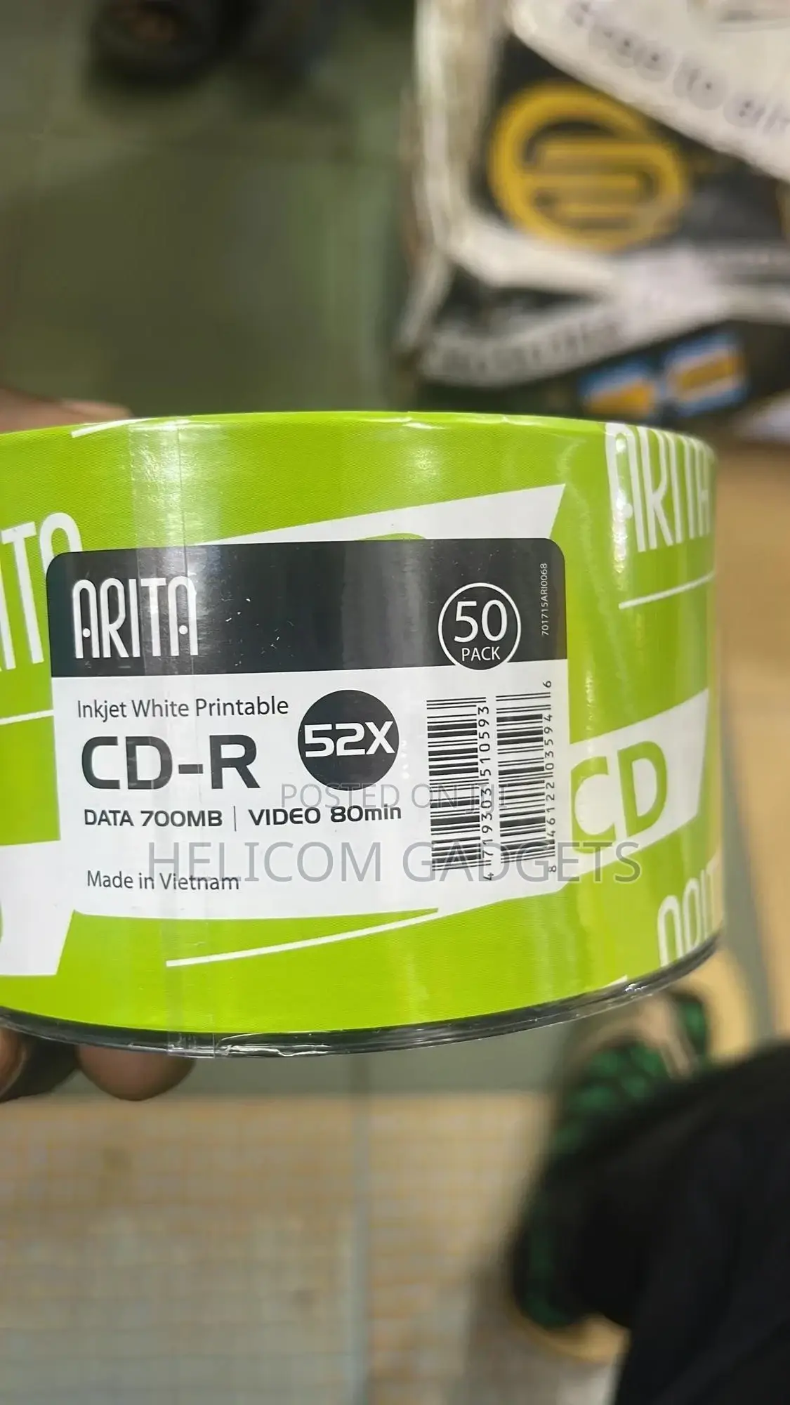 CD-R ARITA 52x. 50pcs