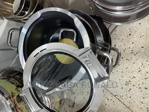 4pc Heavy Duty Non-Stick Grim Frying Pan Inclusive