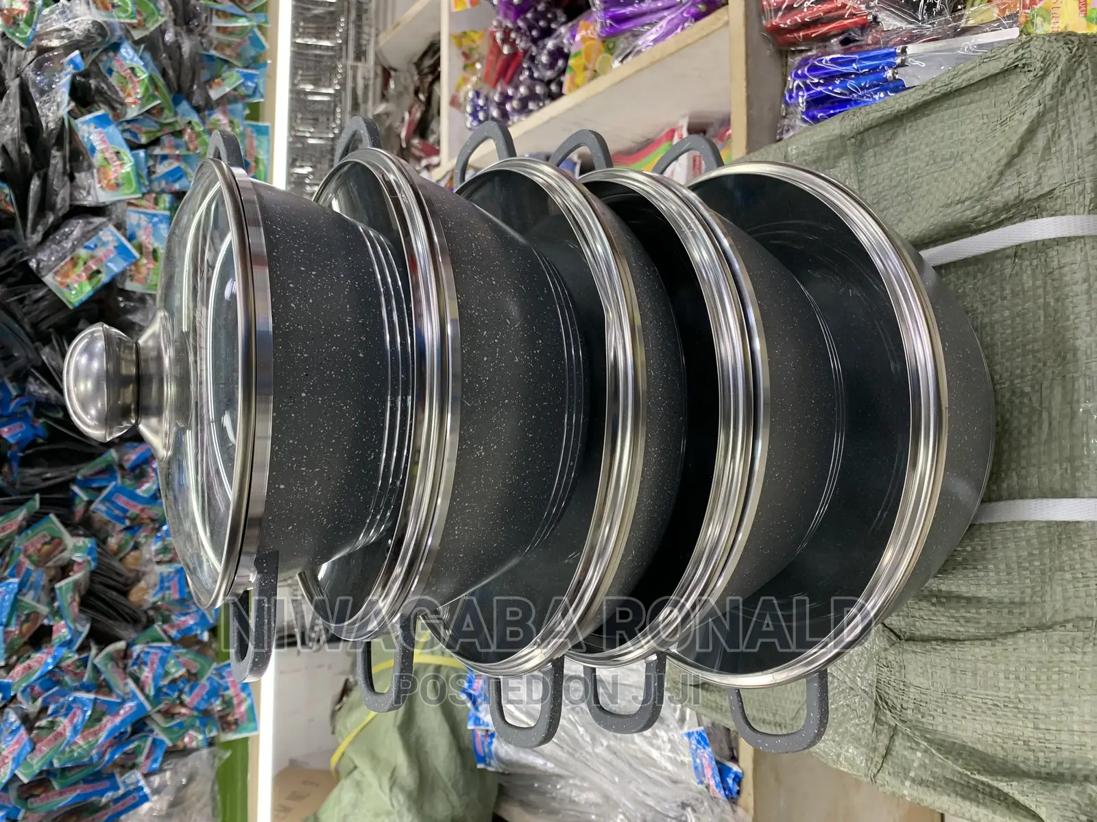 5pc Non-Stick Serving Cookware Dishes