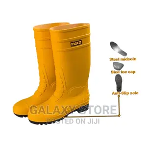 Rain Boots Pvc/ Nitrile With Steel Toe Gumboots