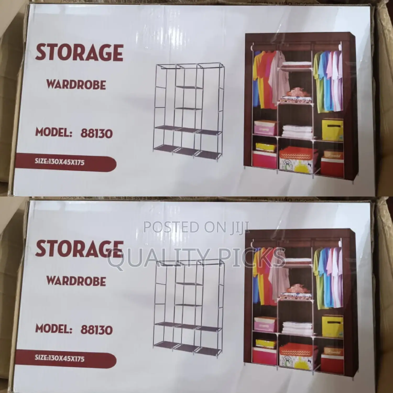 Portable Storage Wardrobe