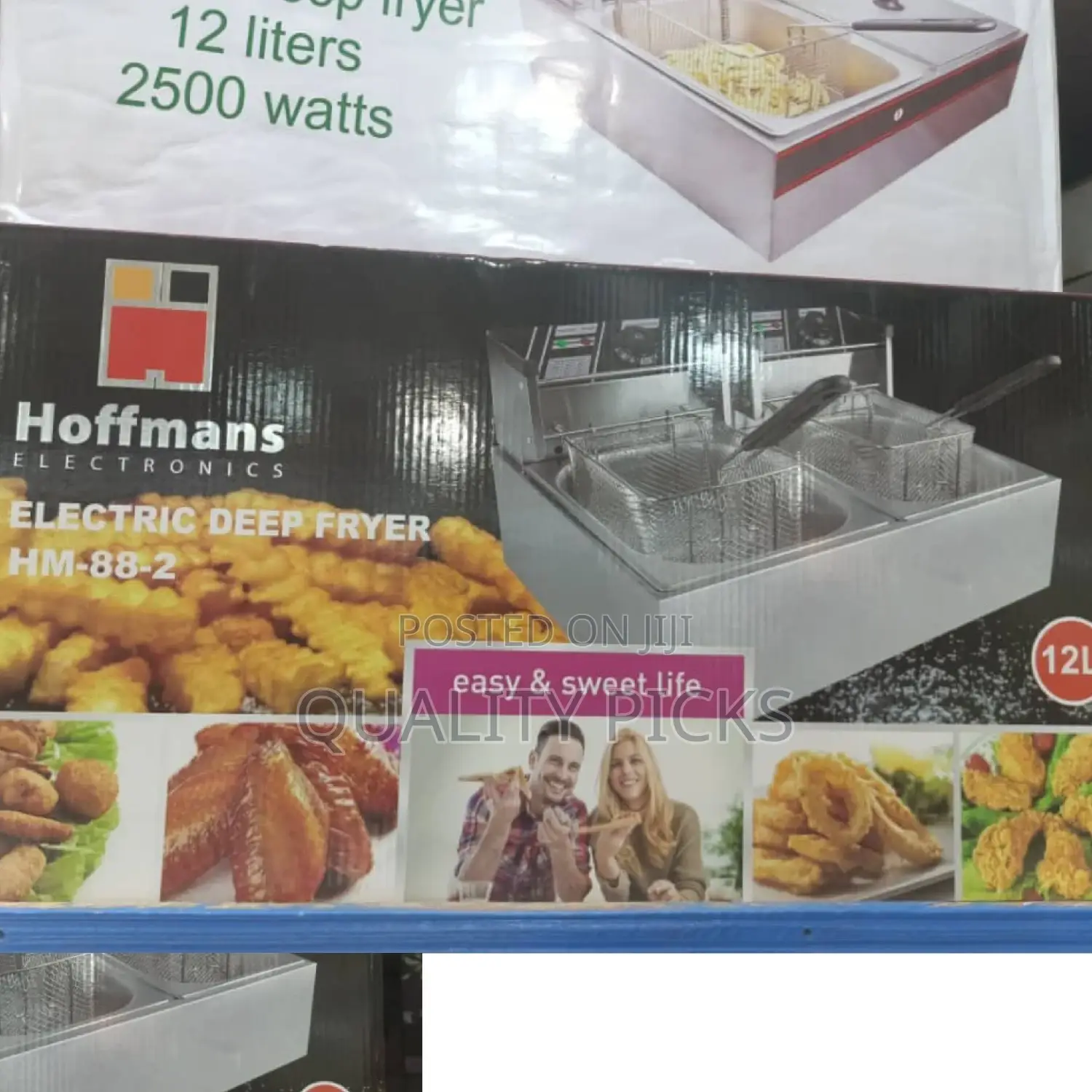 Double Hoffman's Electric Deep Fryer