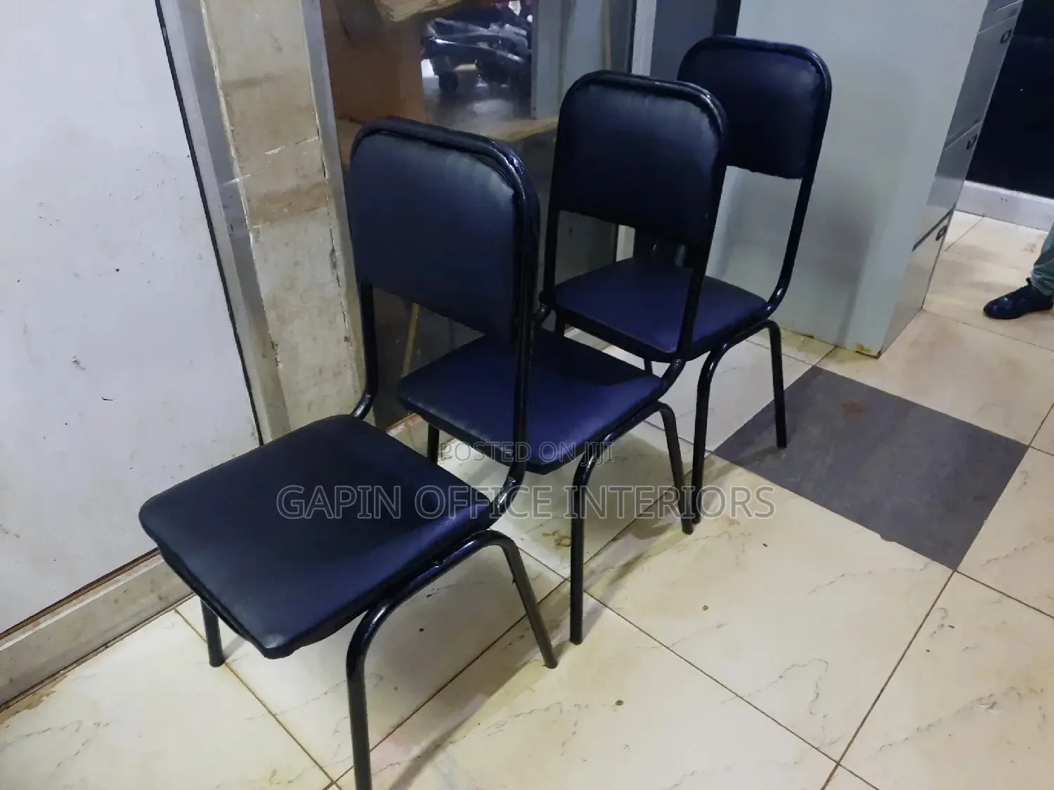 Waiting Office Chairs, 3 Pieces