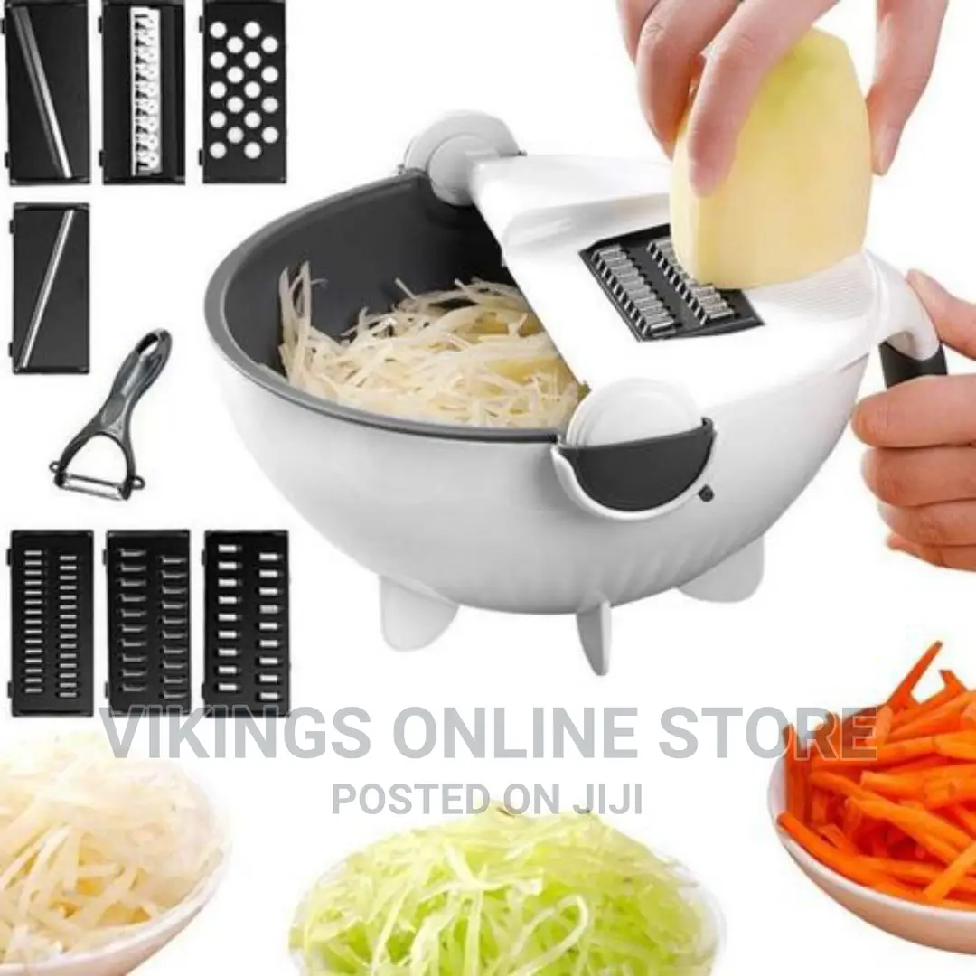 Basket Vegetable Shredder With Strainer