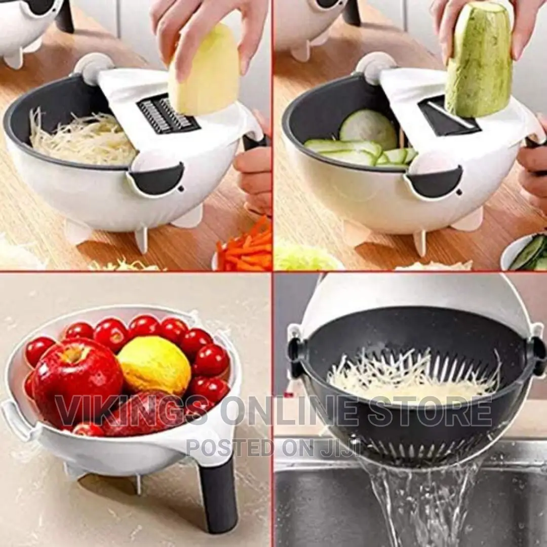 Basket Vegetable Shredder With Strainer
