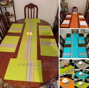 6pc Table Placemats With Runner