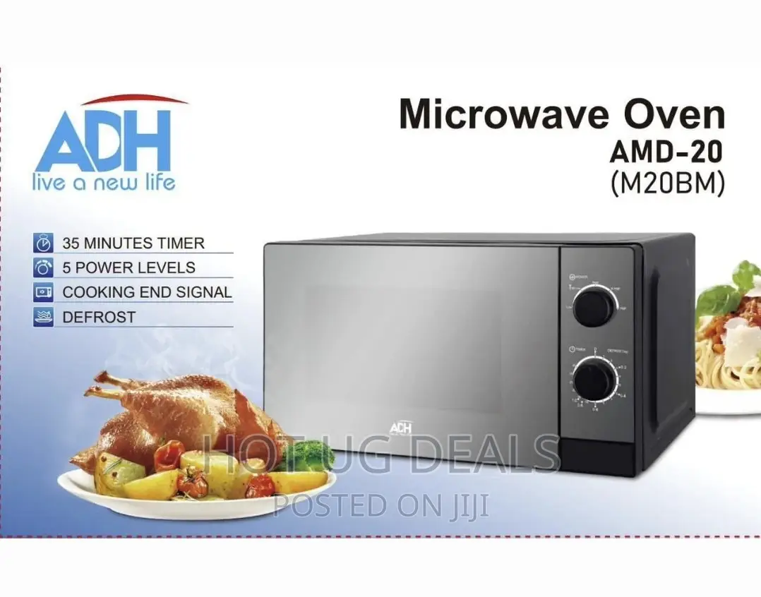 20litres ADH Microwave ADM-20 M20BM - Silver