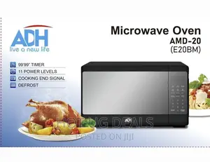 20L ADH Microwaveadm-20 Digital Microwave- Silver , Black