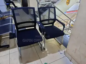 Static Office Chairs, 2 Pieces