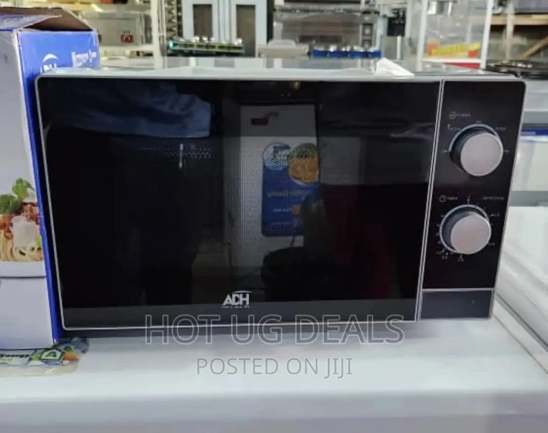 20l Adh Electric Microwave Oven Mirrored - Black