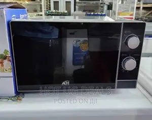 20l Adh Electric Microwave Oven Mirrored - Black