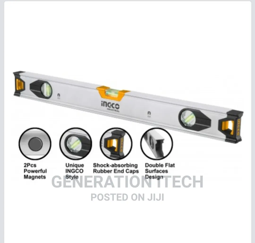Ingco Spirit Level(With Powerful Magnets)40cm - HSL38040M
