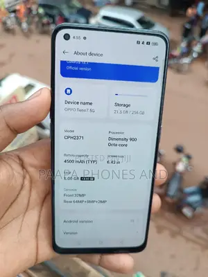 Oppo Reno7 5G 256 GB Silver